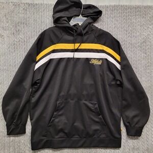 Vintage Asphalt Legend Hoodie Men's‎ Size Large Drawstring Black Yellow Starter